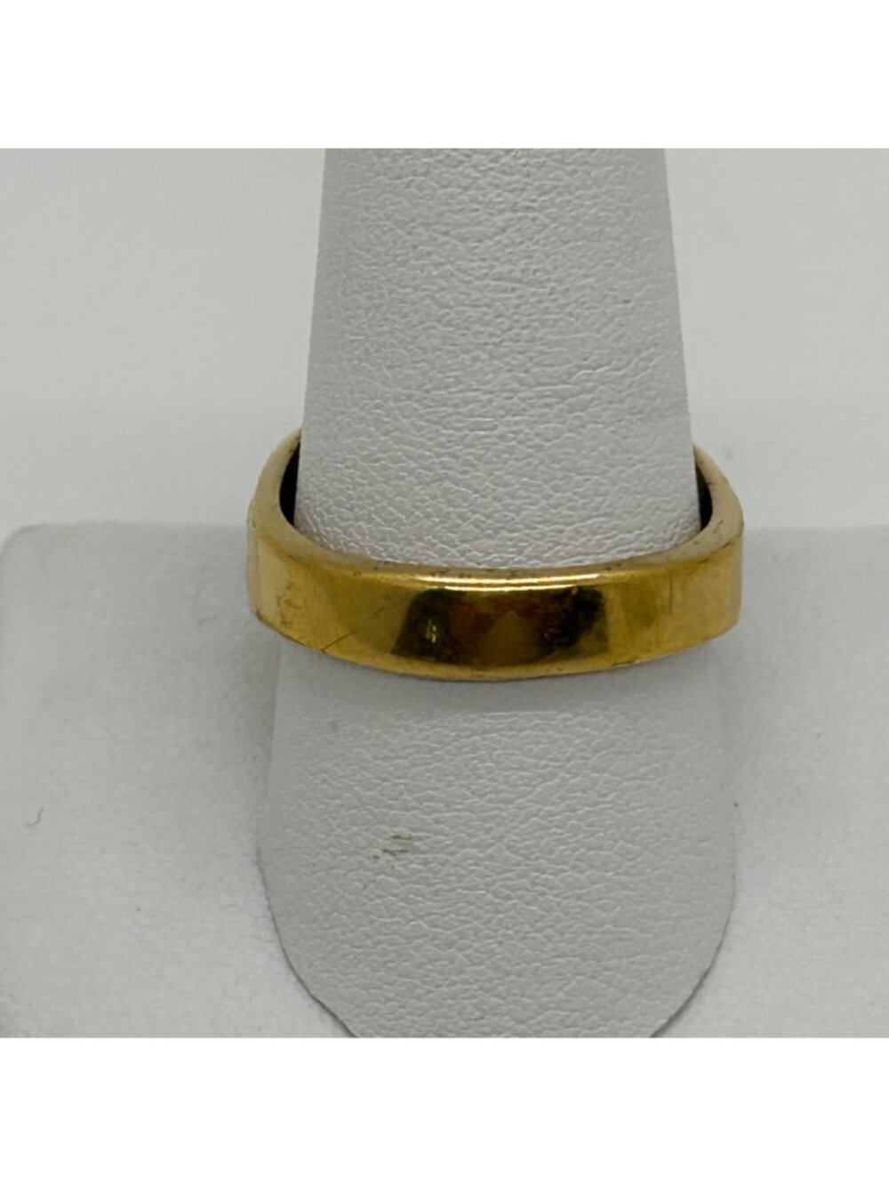 Vintage Mens LIND Two Tone Cubic Zirconia Statement Signet Art Deco Style Ring S - Picture 6 of 10